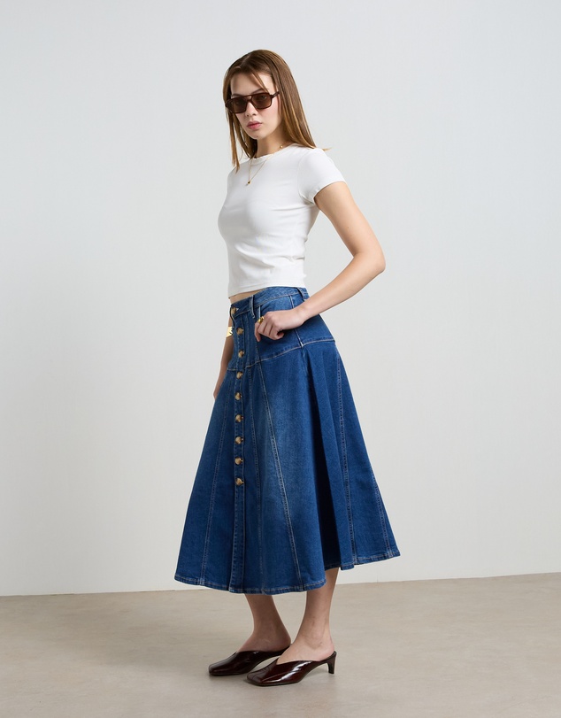 DRICOPER DENIM - Gabby Flare Skirt
