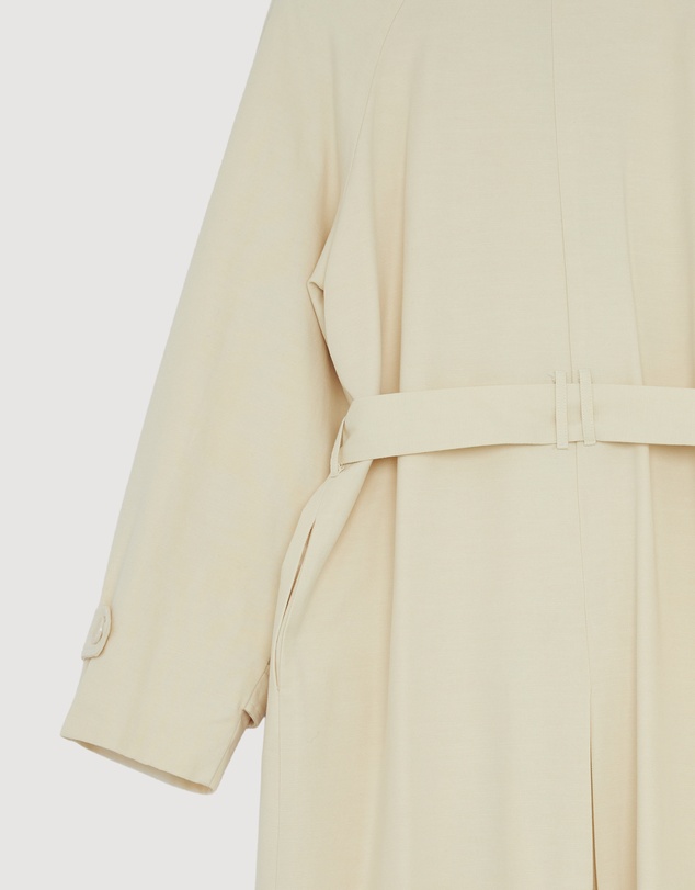 Revibe - Repaired Minima Esenciales Isra Cotton Twill Trench Coat - AU 6