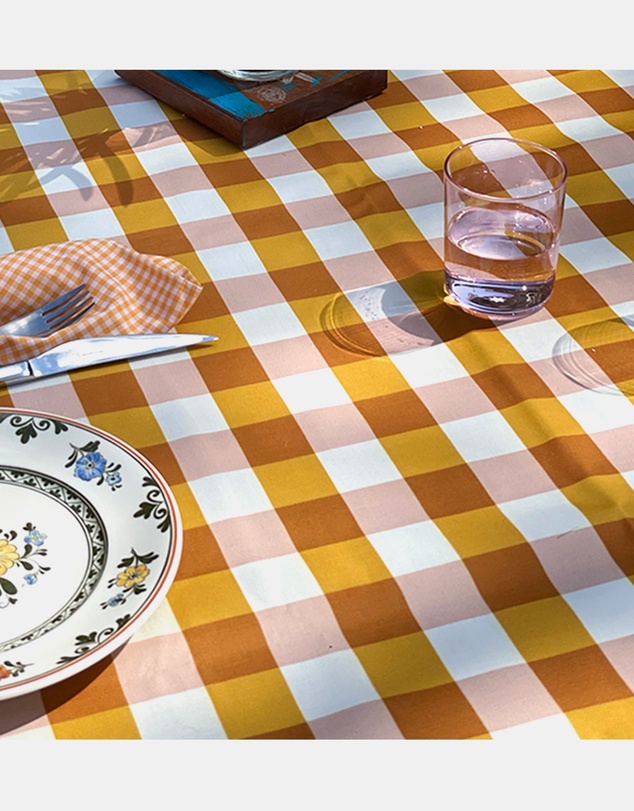 Basil Bangs - Indoor Outdoor Tablecloth