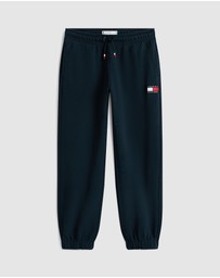 Tommy Hilfiger - Heritage Flag Logo Cuffed Drawstring Joggers - Teens