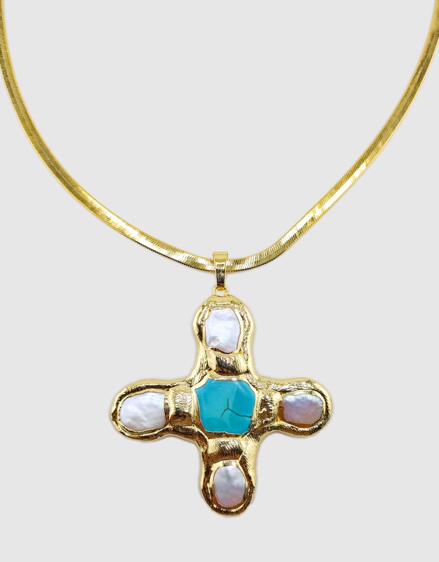 Miz Casa and Co - Evelune Pearl Necklace