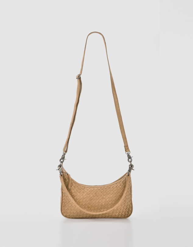 Cobb & Co - Hughes Woven Leather Shoulder Bag