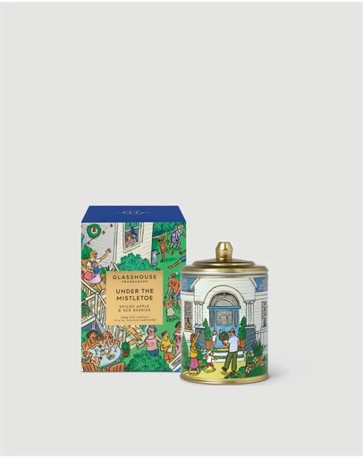 Glasshouse Fragrances - Under The Mistletoe 380g Soy Candle