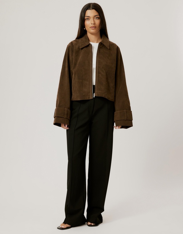 Calli - Heidi Faux Suede Jacket