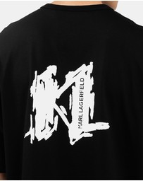 Karl Lagerfeld - KL Graphic Oversized T-Shirt