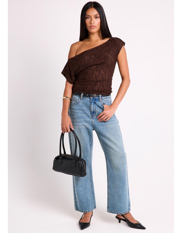 Alice In The Eve - Natalie Lace Slouch Top