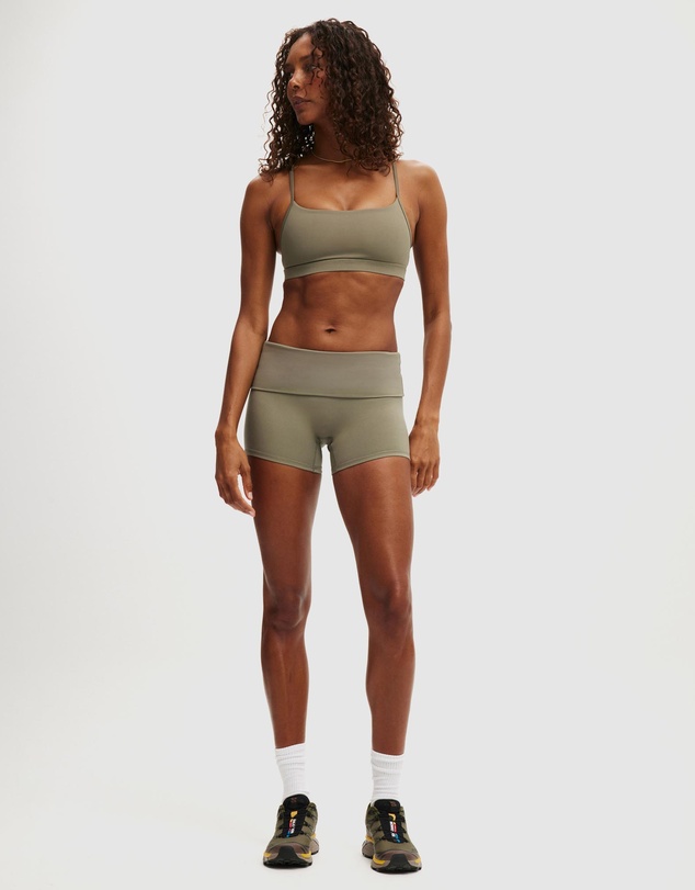 Cotton On Body Active - Ultra Soft Roll Over Shortie Shorts