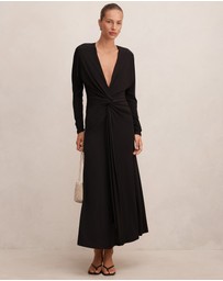 Forever New - Solana Draped Front Tie Maxi Dress