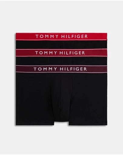 Tommy Hilfiger - 3-Pack Everyday Essentials Waistband Trunks