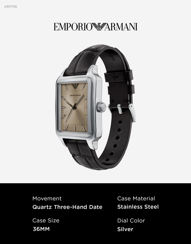 Emporio Armani - Brown Analogue Watch