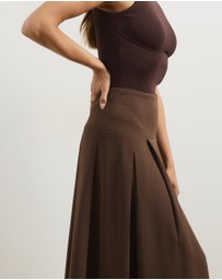 Atmos&Here - Molly Pleated Midi Skirt