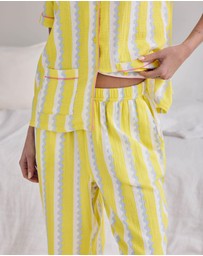 Chelsea Peers - Stripe Long Pyjama Set