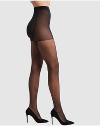 High Heel Jungle - Satellite Crystal Back Seam Sheer Tights