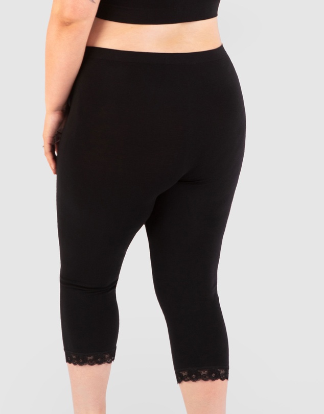 B Free Intimate Apparel - Maternity Anti Chafing High Rise 3/4 Cotton Rich Leggings