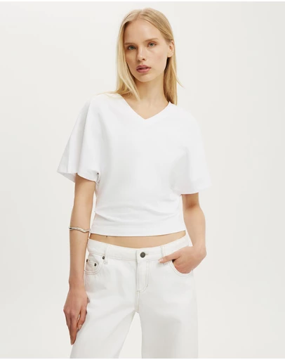 Cotton On - Blair Batwing V Neck Top