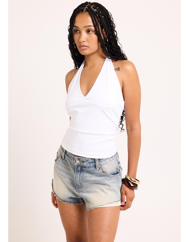 General Pants Co. Basics - Plunge Halter Top