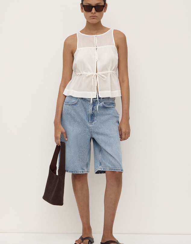 Revibe - Repaired Assembly Label Cotton Womens Tops