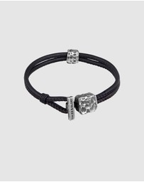 Haze & Glory - ICONIC EXCLUSIVE - Bracelet Daily Dan Leather 925 Sterling Silver