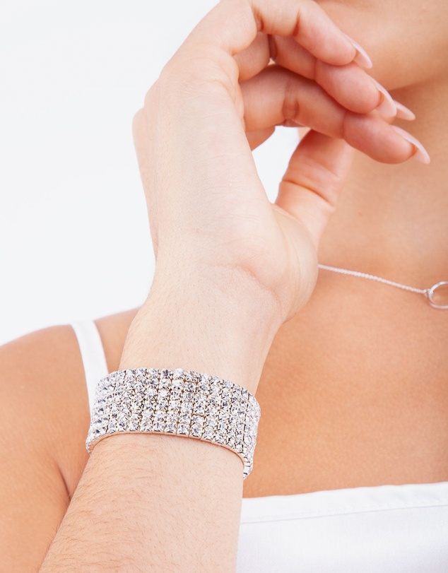 Lovisa - Silver Mixed Width Cup Chain Bracelet Pack