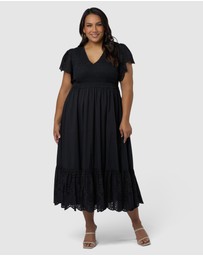 Something 4 Olivia - Anastasia Broderie Midi Dress
