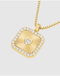 Rosefield - Heart Amulet Gold-Tone Necklace