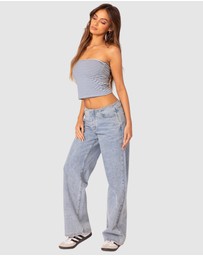 EDIKTED - Lilah Striped Tube Top