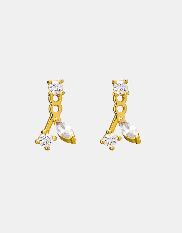Zoe Olivia - 14K Gold Vermeil Cubic Zirconia Ear Jacket