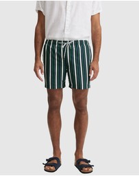 Country Road - Multi Stripe Recycled Polyester Swim Short