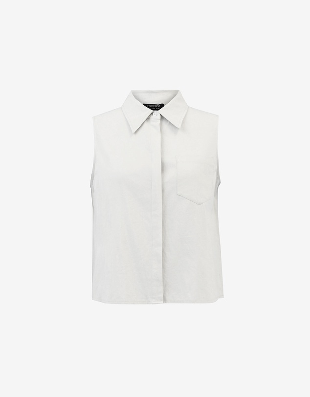 Forcast - Kia Cotton Sleeveless Shirt