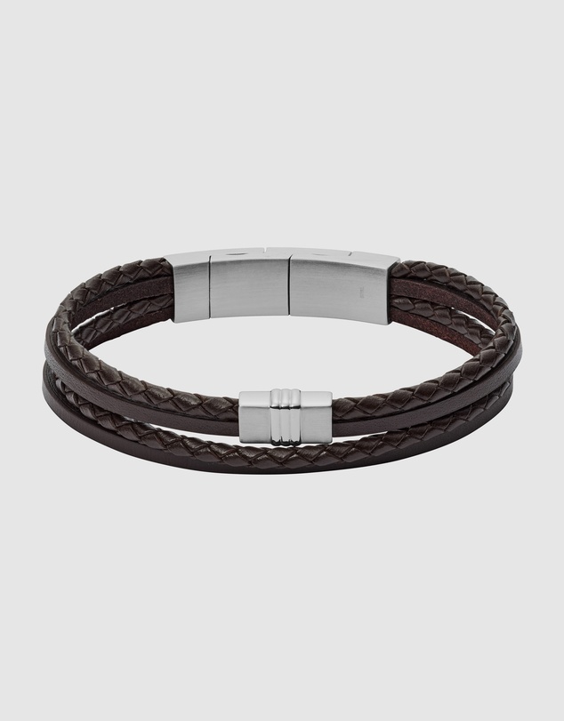 Fossil - Casual Texture Black Bracelet JF02934040