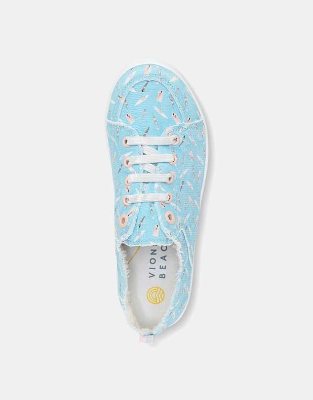 Vionic - Pismo Casual Sneaker - Porcelain Blue Fun Sun