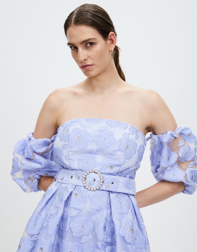 Romance by Honey and Beau - Selena Puff Sleeve Dress