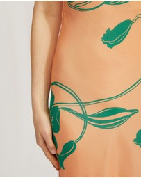 Oxford - Rio Strapless Printed Dress