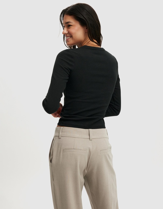 Cotton On - Ryan Henley Long Sleeve Top