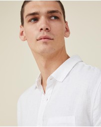 Cotton On - Linen Short Sleeve Shirt