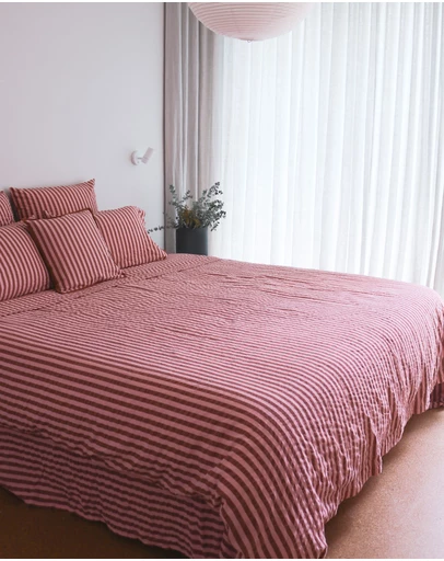 Mosey Me - Sundae Seersucker Quilt Cover