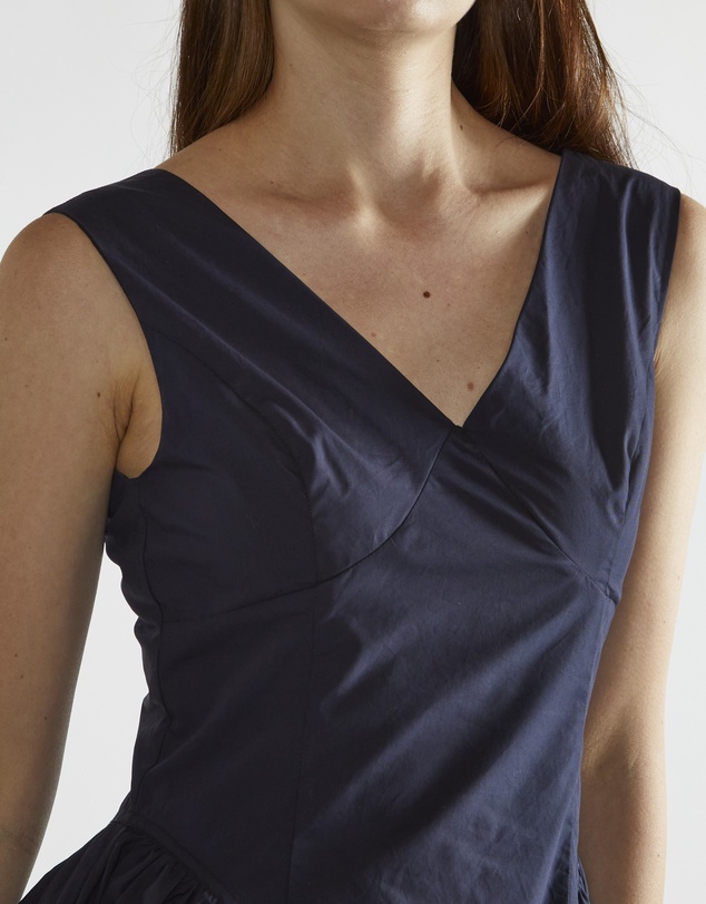 Glamorous - V neck panelled midi dress