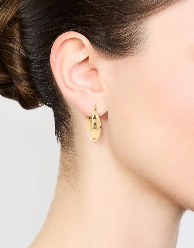 Lovisa - Waterproof Gold Plated Stainless Steel Large Hoop Earrings