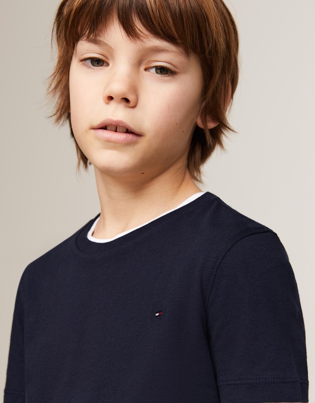 Tommy Hilfiger - Basic Crew Neck Short Sleeve T-Shirt - Kids
