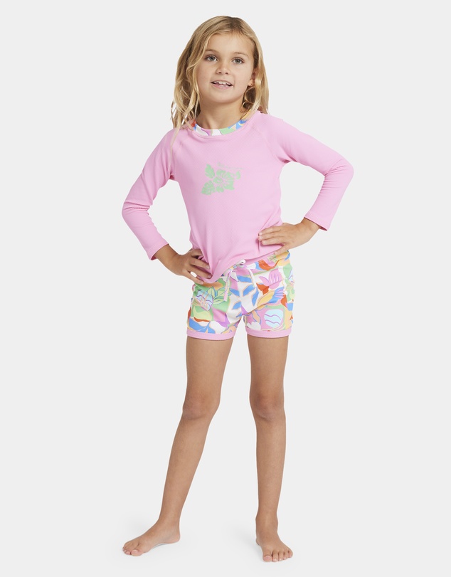Billabong - Girls 0 to 5 Sun Shift Rash Vest Set