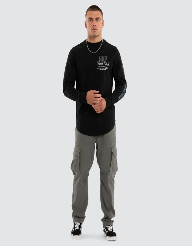 Nena & Pasadena - Dynamic Dual Curved LS Tee