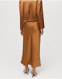 M.N.G - Midi Satin Skirt