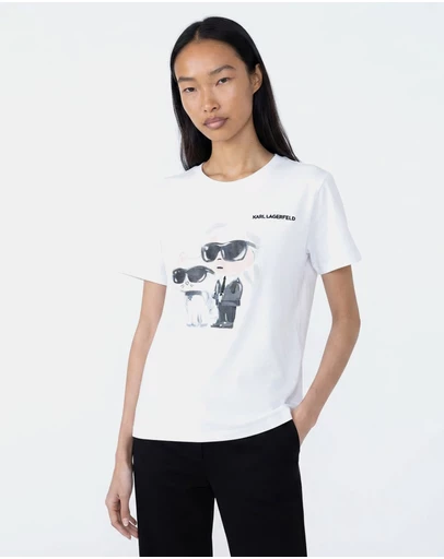 Karl Lagerfeld - Ikon Duo Aquarelle T-Shirt