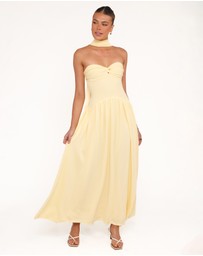 Petal & Pup - Flaxton Midi Dress - Butter Yellow