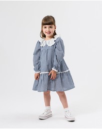 Goldie + Ace - Gingham Collared Dress - Babies-Kids