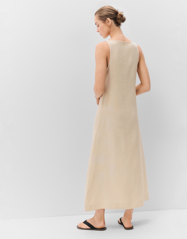 UNISON - Linen Sleeveless Maxi Dress