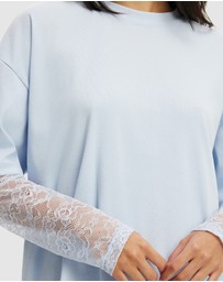 Cotton On Body - Oversized Layered Long Sleeve Top