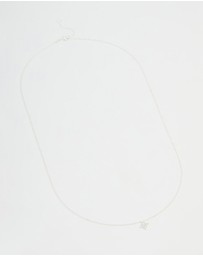 Lovisa - Sterling Silver Cubic Zirconia Micro Flower Pendant Necklace