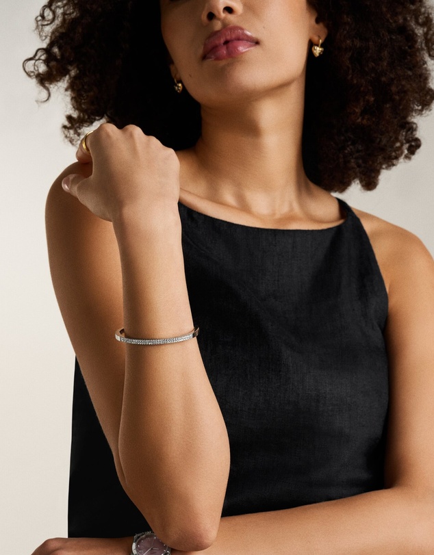 Fossil - Ellis Silver Tone Bracelet