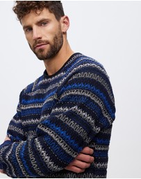 Surrounded By Ghosts - The Sonolite Embroided Knit Sweatshirt